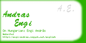 andras engi business card
